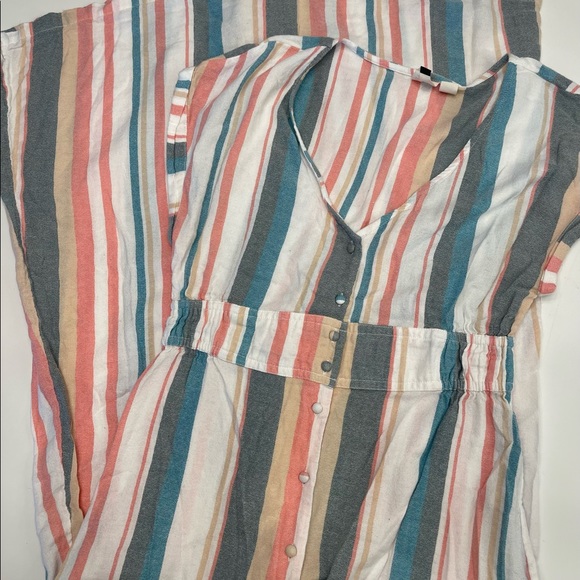 Roxy - Striped Maxi Dress - Size S - Picture 4 of 4